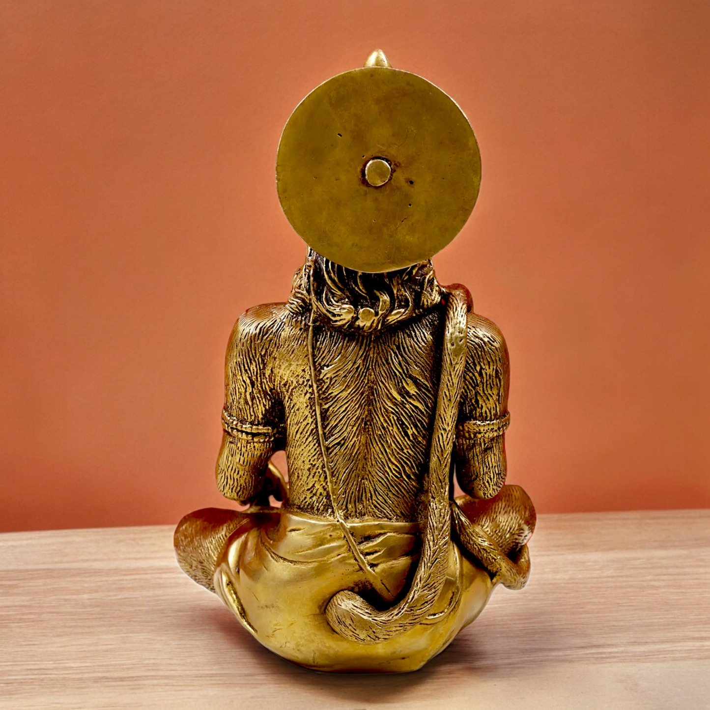 Pure Brass Hanuman Blessing Idol - 28 cm Nikuressence
