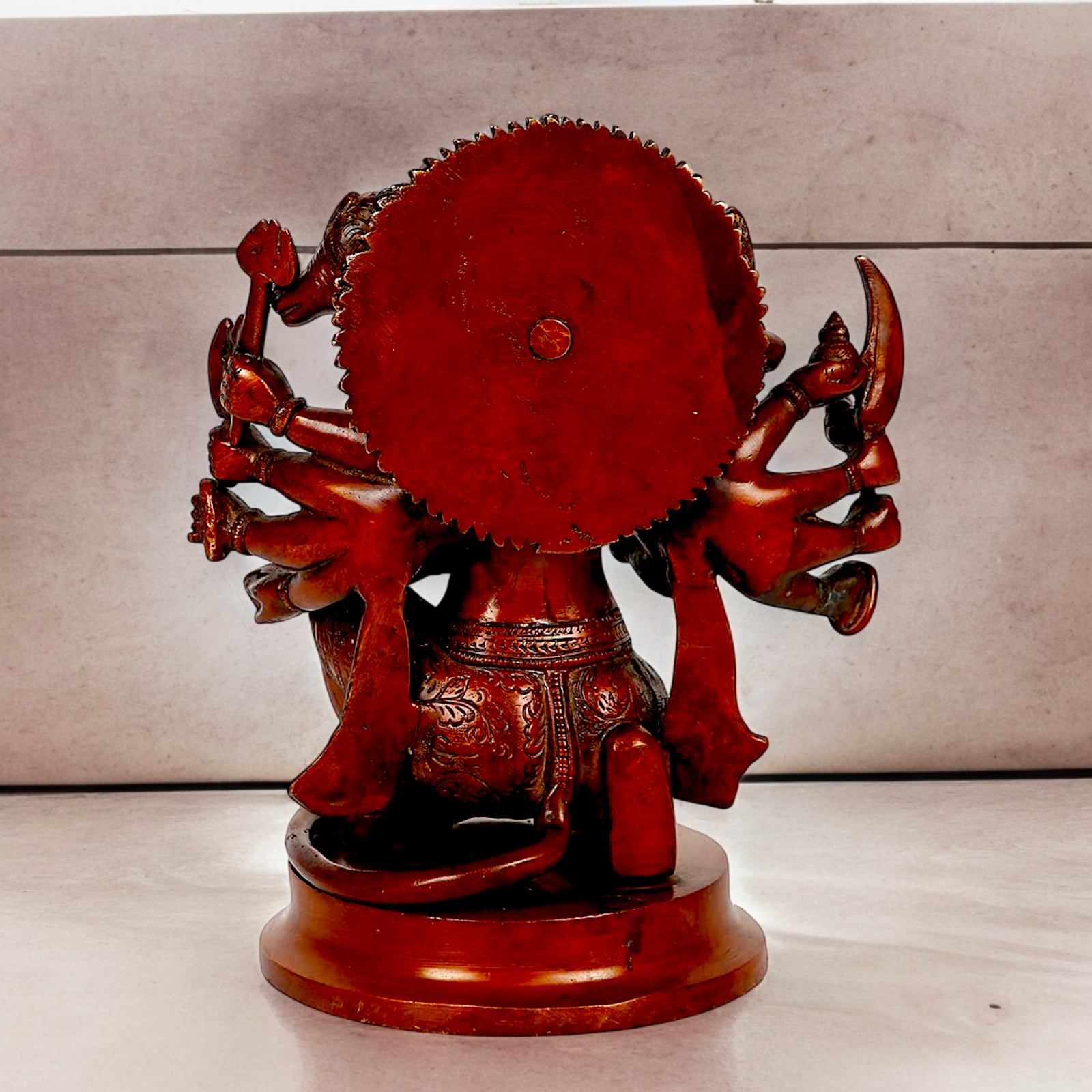 Online Brass panchmukhi Hanuman ji idol - 9 Inches Nikuressence