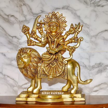 shera wali mata murti Idol - 19.558 cm Nikuressence