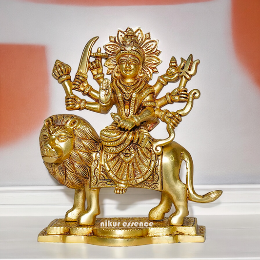 shera wali mata murti Idol - 19.558 cm Nikuressence