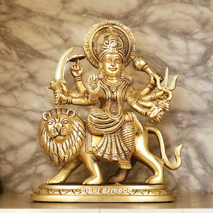 online Solid brass Durga maa Devi Idol - 9.5 Inch Nikuressence