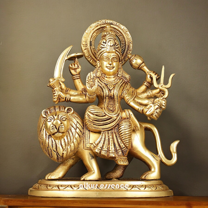 online Solid brass Durga maa Devi Idol - 9.5 Inch Nikuressence