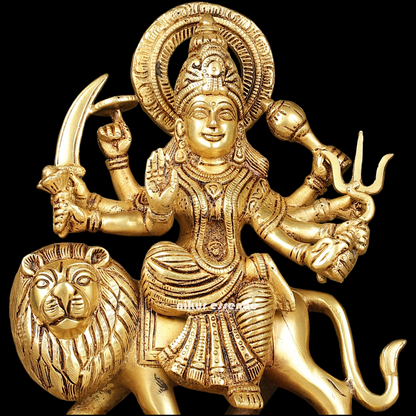 online Solid brass Durga maa Devi Idol - 9.5 Inch Nikuressence