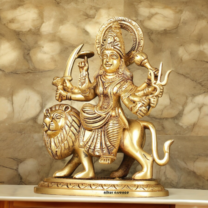 online Solid brass Durga maa Devi Idol - 9.5 Inch Nikuressence