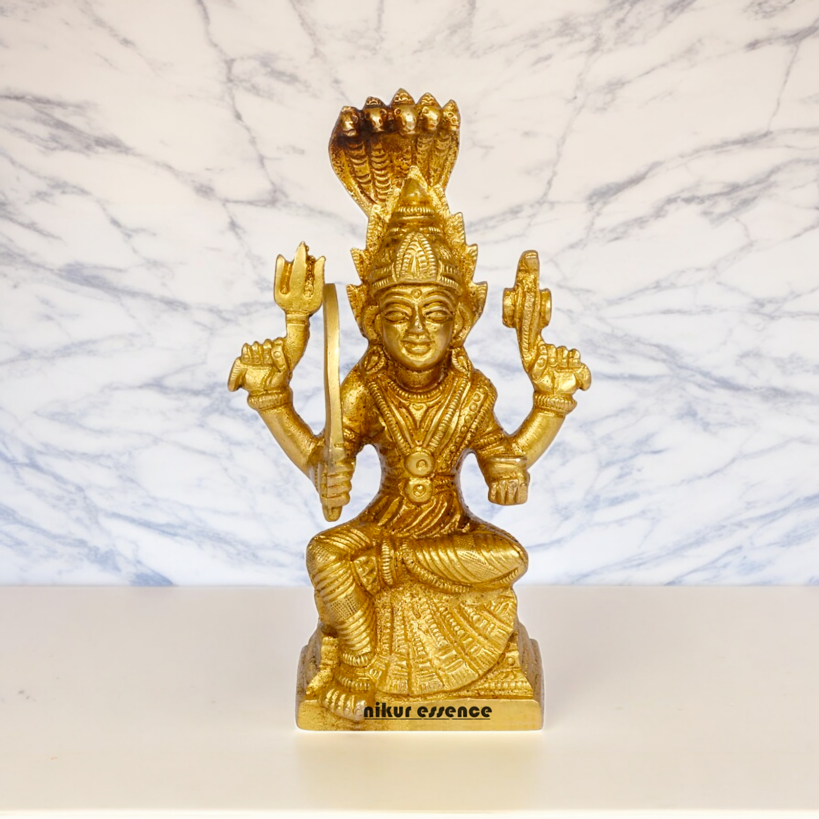 Buy Durga Mariamman Devi Brass Idol- 4.5 inches Nikuressence