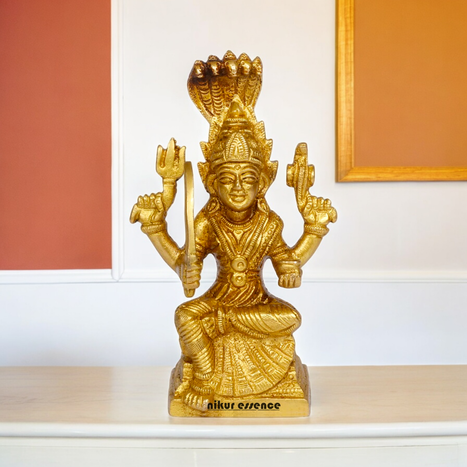 Buy Durga Mariamman Devi Brass Idol- 4.5 inches Nikuressence