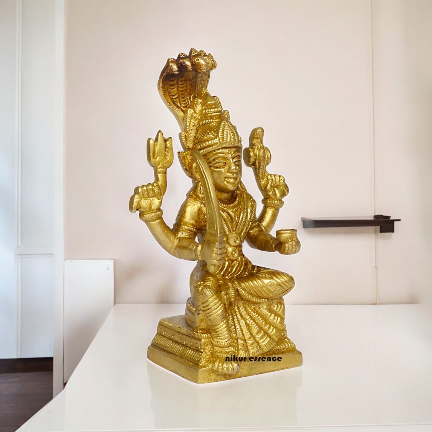 Buy Durga Mariamman Devi Brass Idol- 4.5 inches Nikuressence