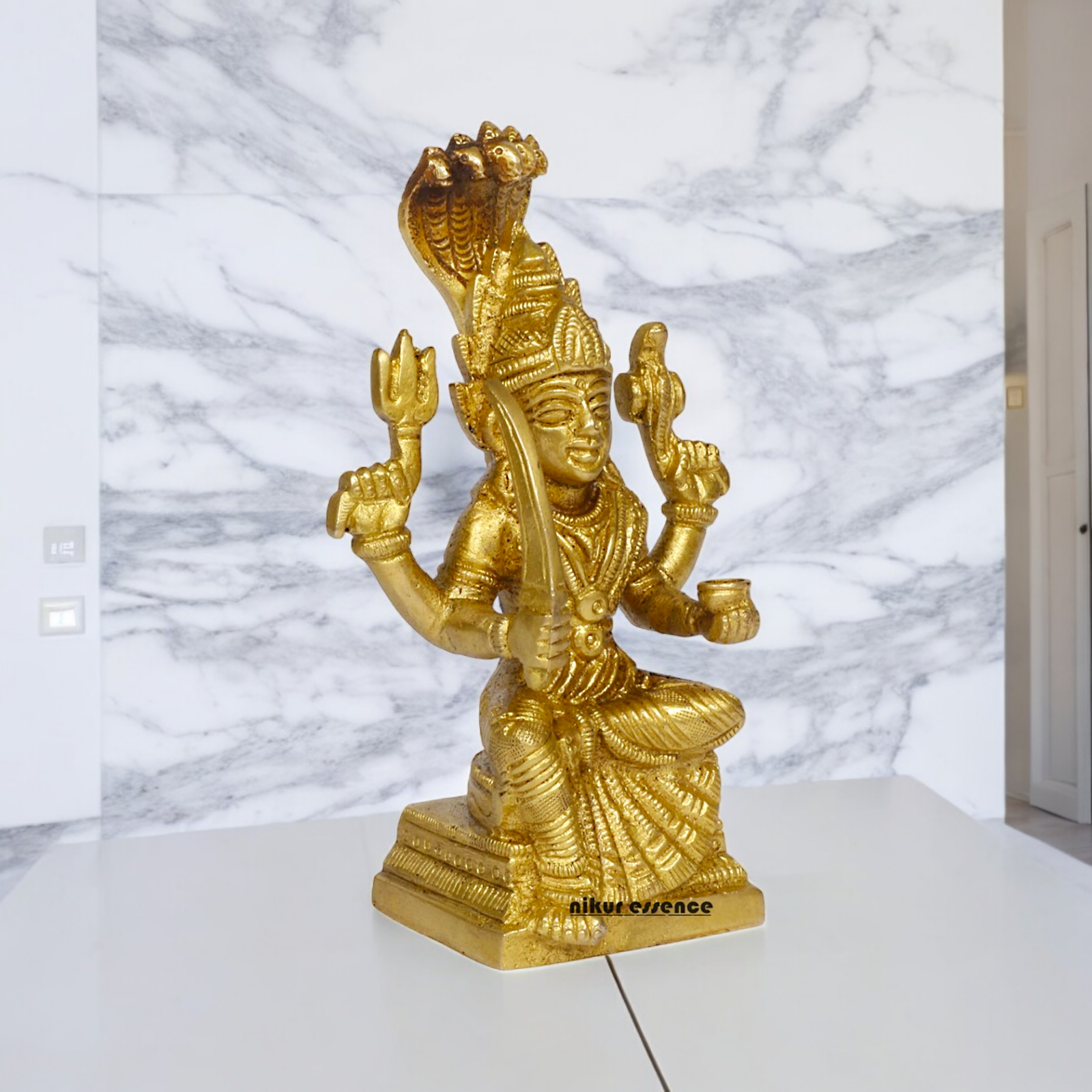 Buy Durga Mariamman Devi Brass Idol- 4.5 inches Nikuressence