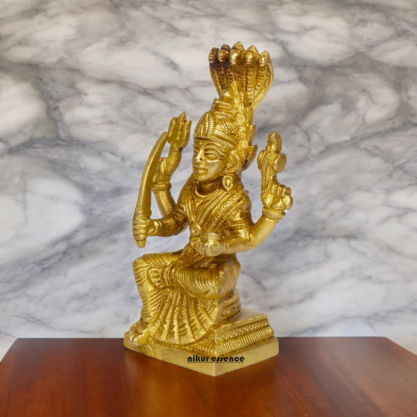 Buy Durga Mariamman Devi Brass Idol- 4.5 inches Nikuressence