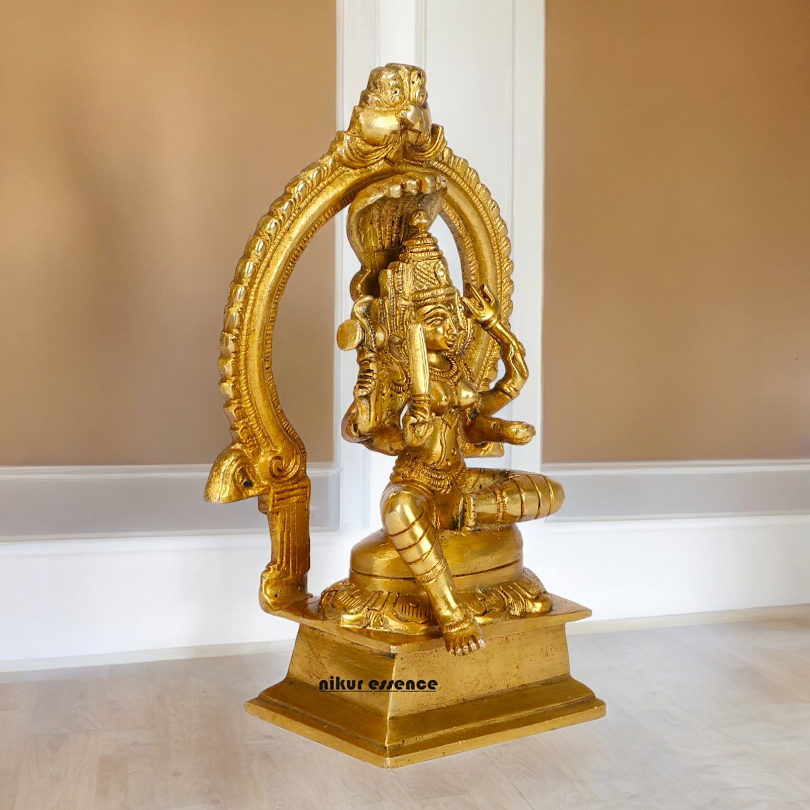 Online Solid Brass Goddess Mariamman Devi Statue - 6.8 Inches Nikuressence