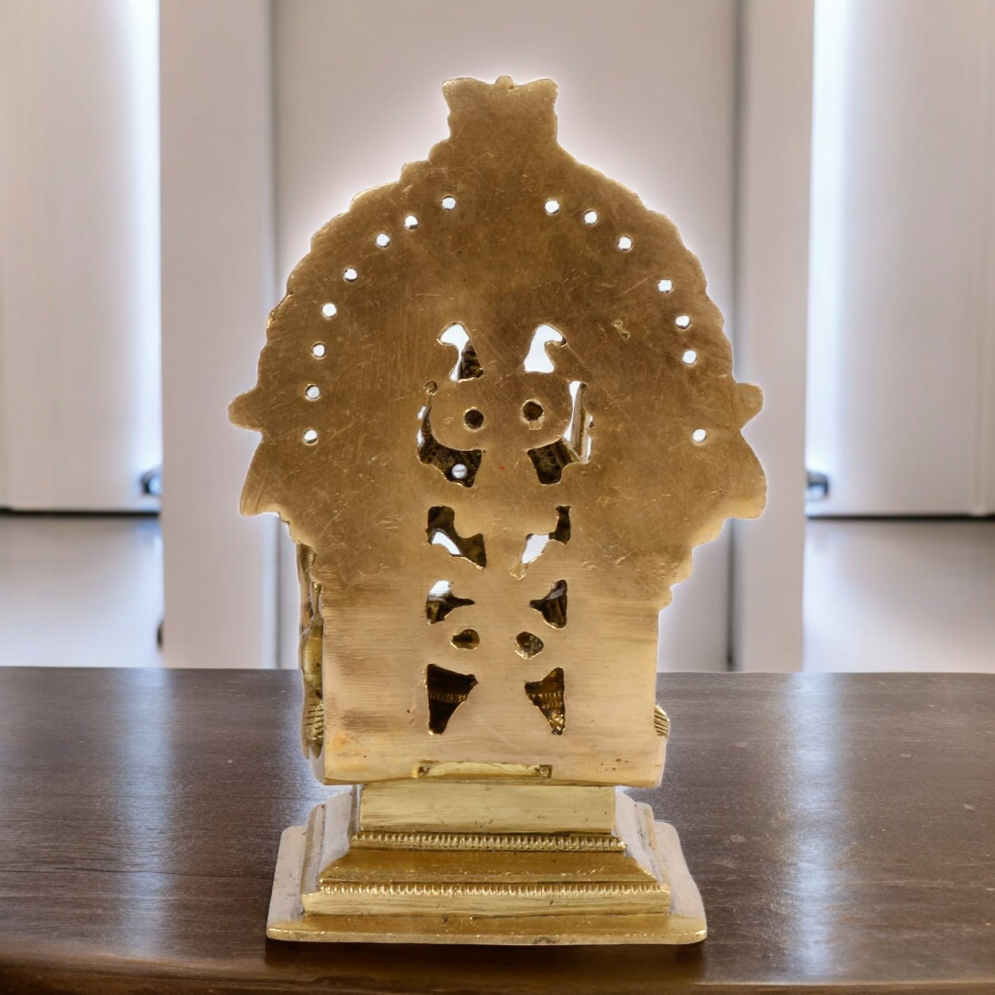 Pure Brass Goddess Mariamman Statue - 14 cm Nikuressence