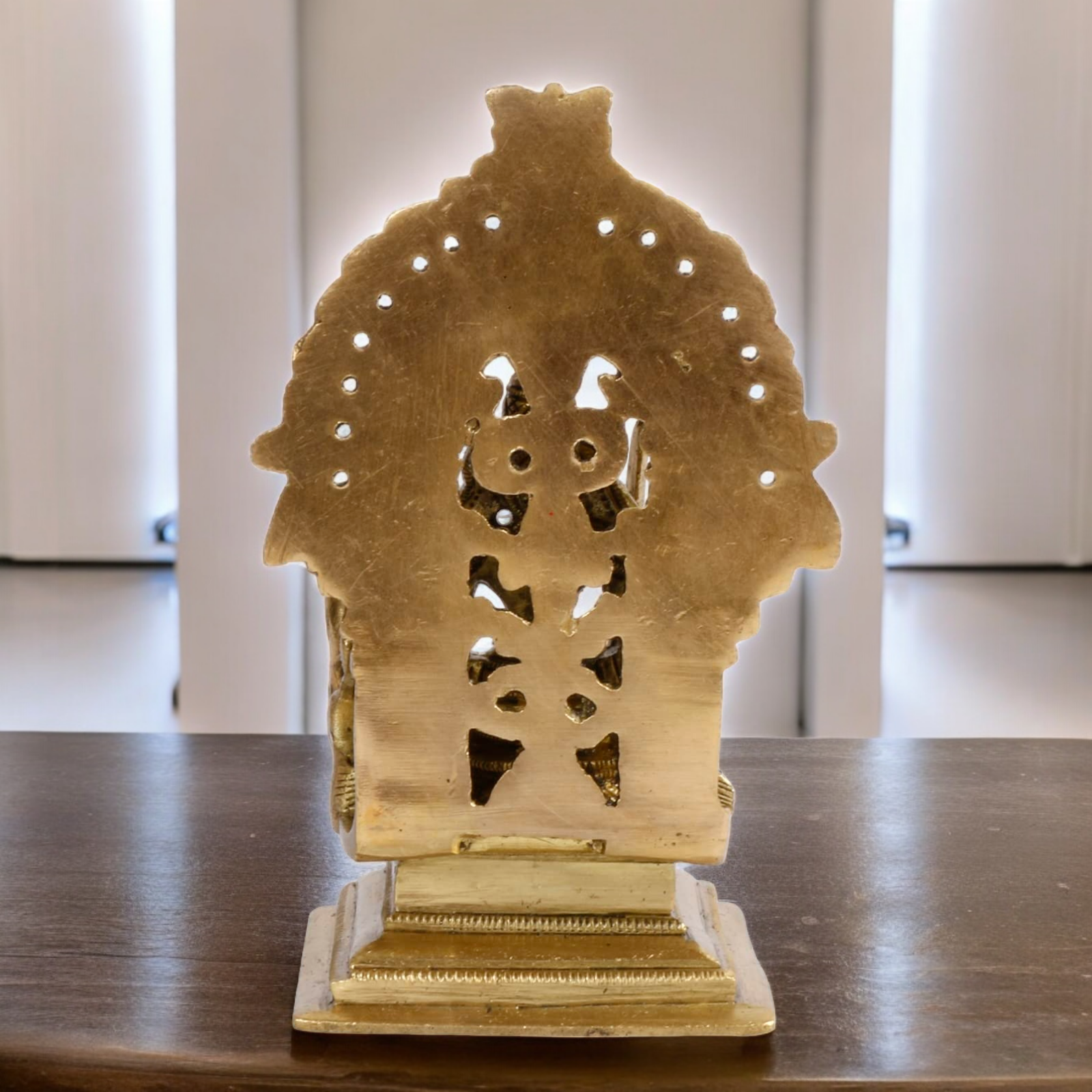 Pure Brass Goddess Mariamman Statue - 14 cm Nikuressence