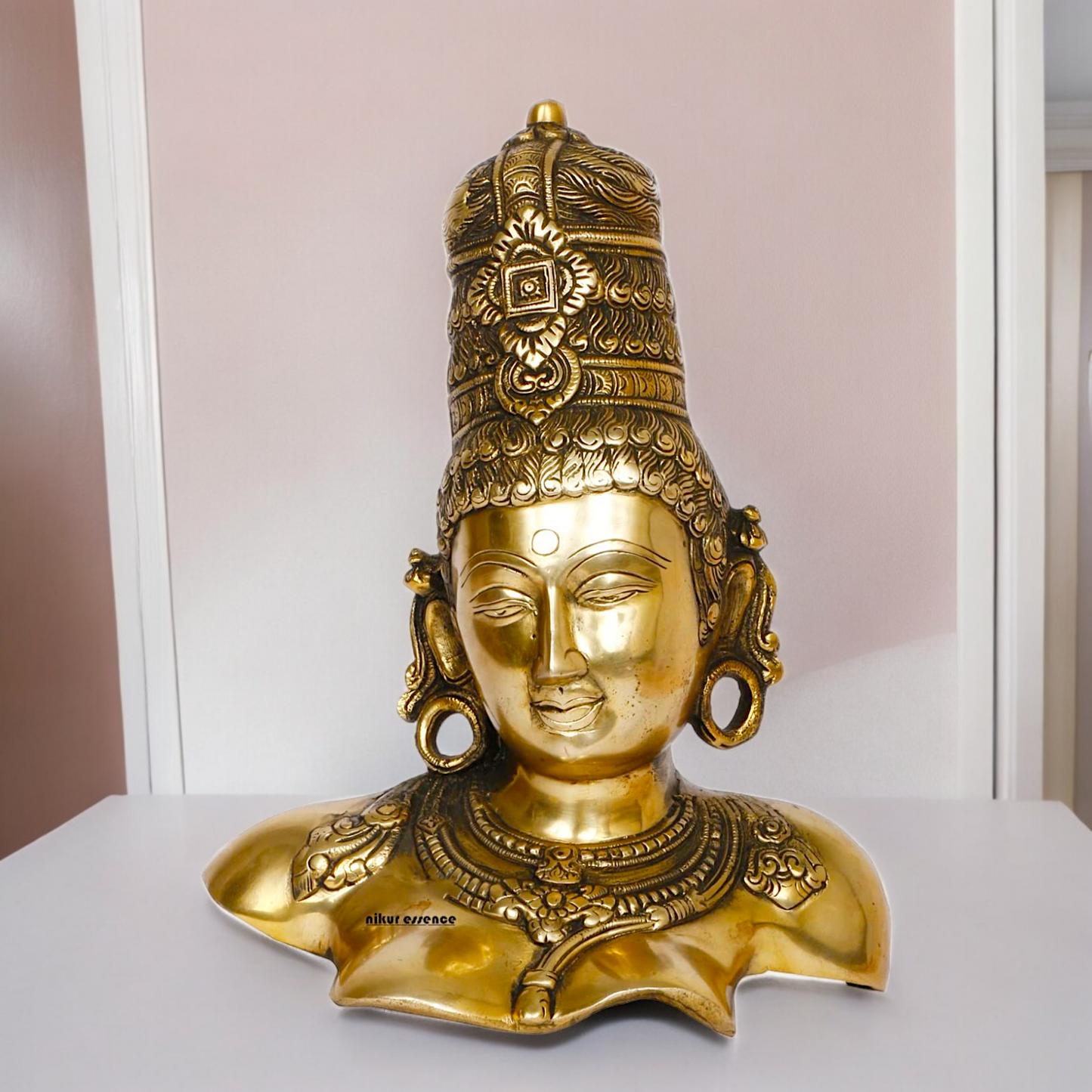 Solid Brass Devi Parvati Idol - 12 inches Nikuressence