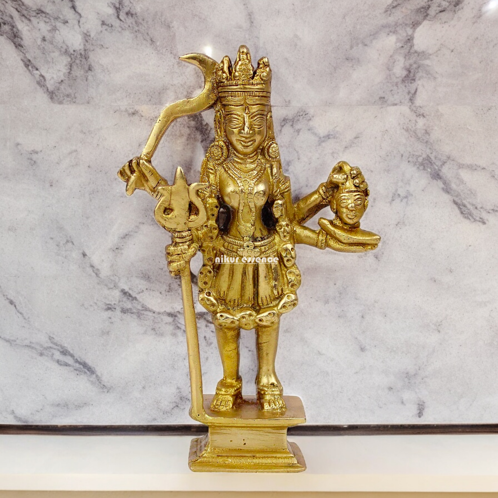Pure Brass Kali Durga maa Devi - 19.5 cm Nikuressence