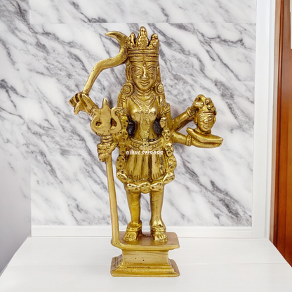 Pure Brass Kali Durga maa Devi - 19.5 cm Nikuressence