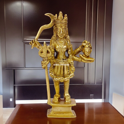 Pure Brass Kali Durga maa Devi - 19.5 cm Nikuressence