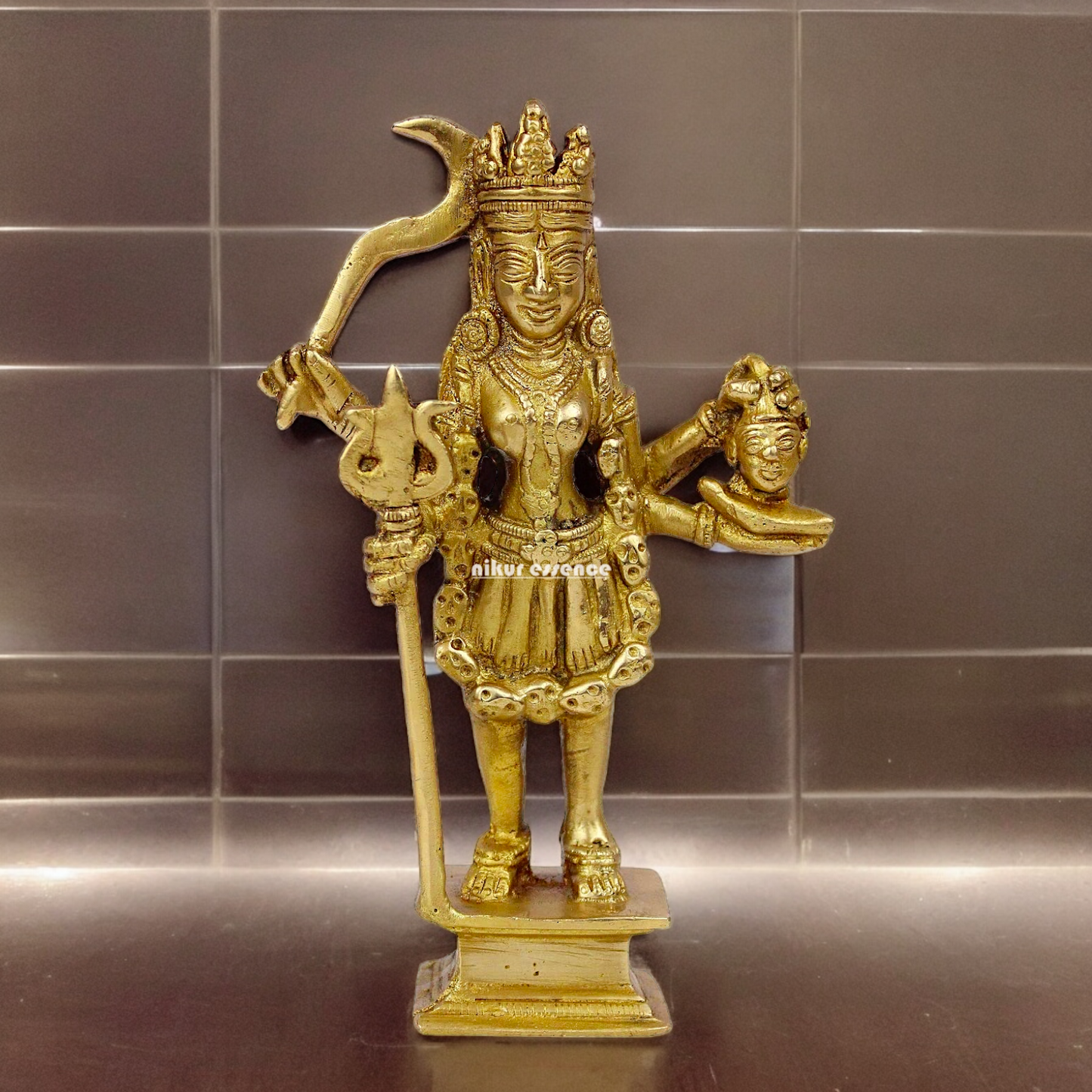 Pure Brass Kali Durga maa Devi - 19.5 cm Nikuressence