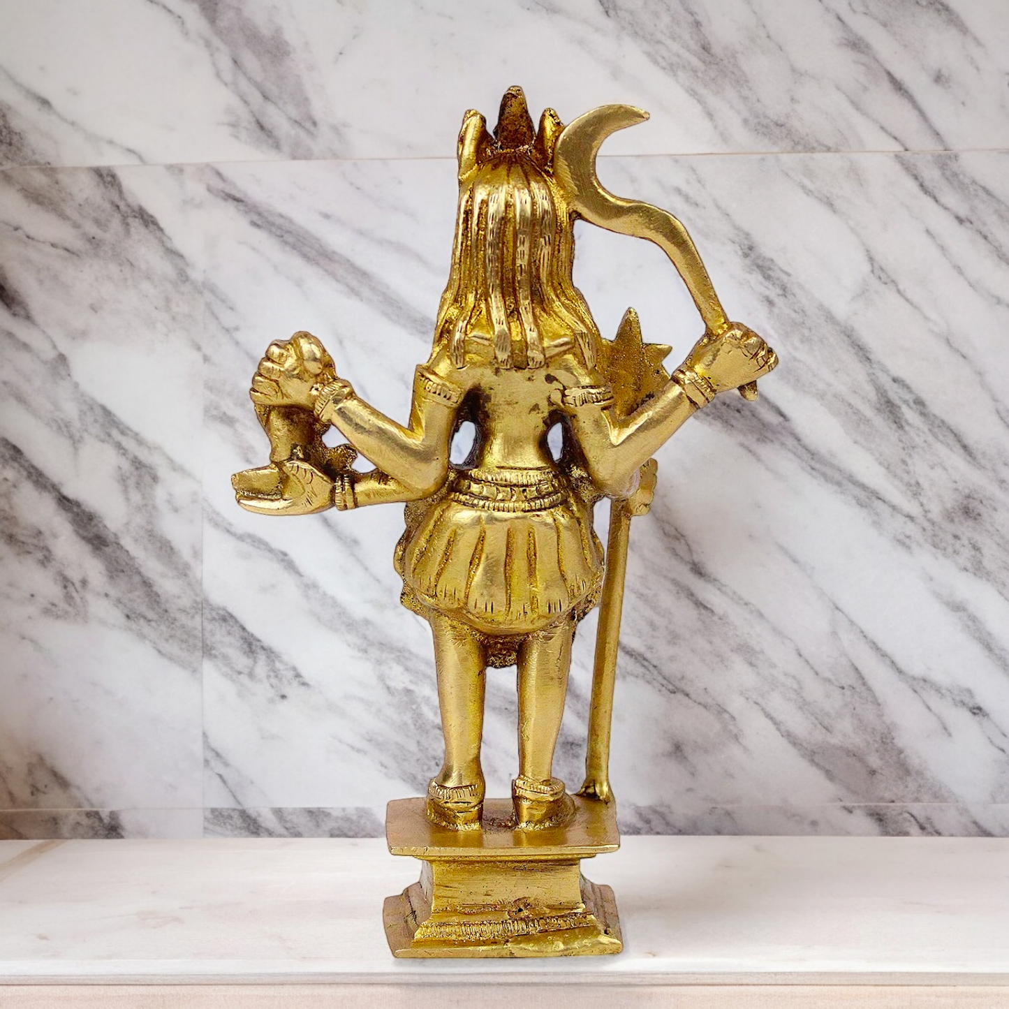 Pure Brass Kali Durga maa Devi - 19.5 cm Nikuressence