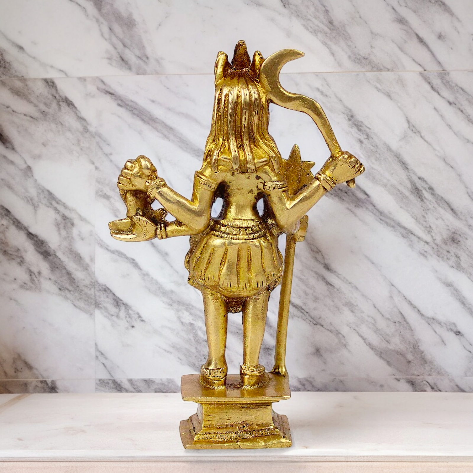 Pure Brass Kali Durga maa Devi - 19.5 cm Nikuressence