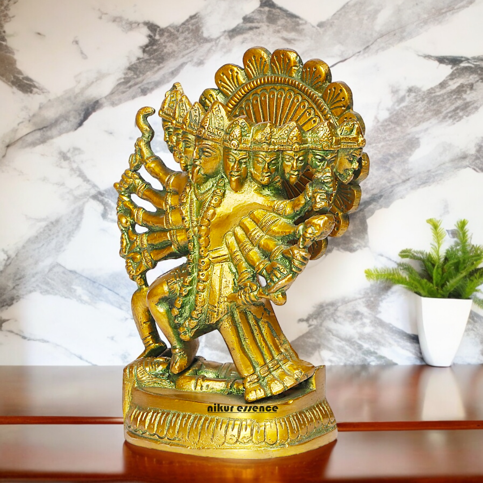 Buy Online Panchmukhi Hanuman Idol - 6 Inches Nikuressence