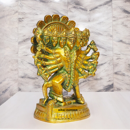Buy Online Panchmukhi Hanuman Idol - 6 Inches Nikuressence