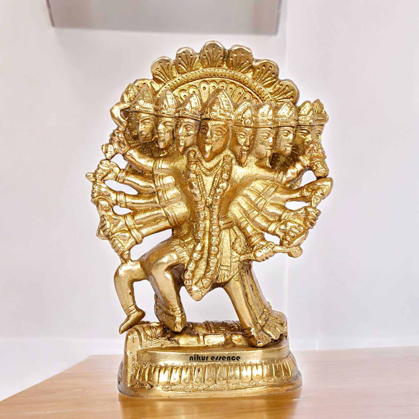 Solid Brass Online Panchmukhi Hanuman - 4.5 inches Nikuressence