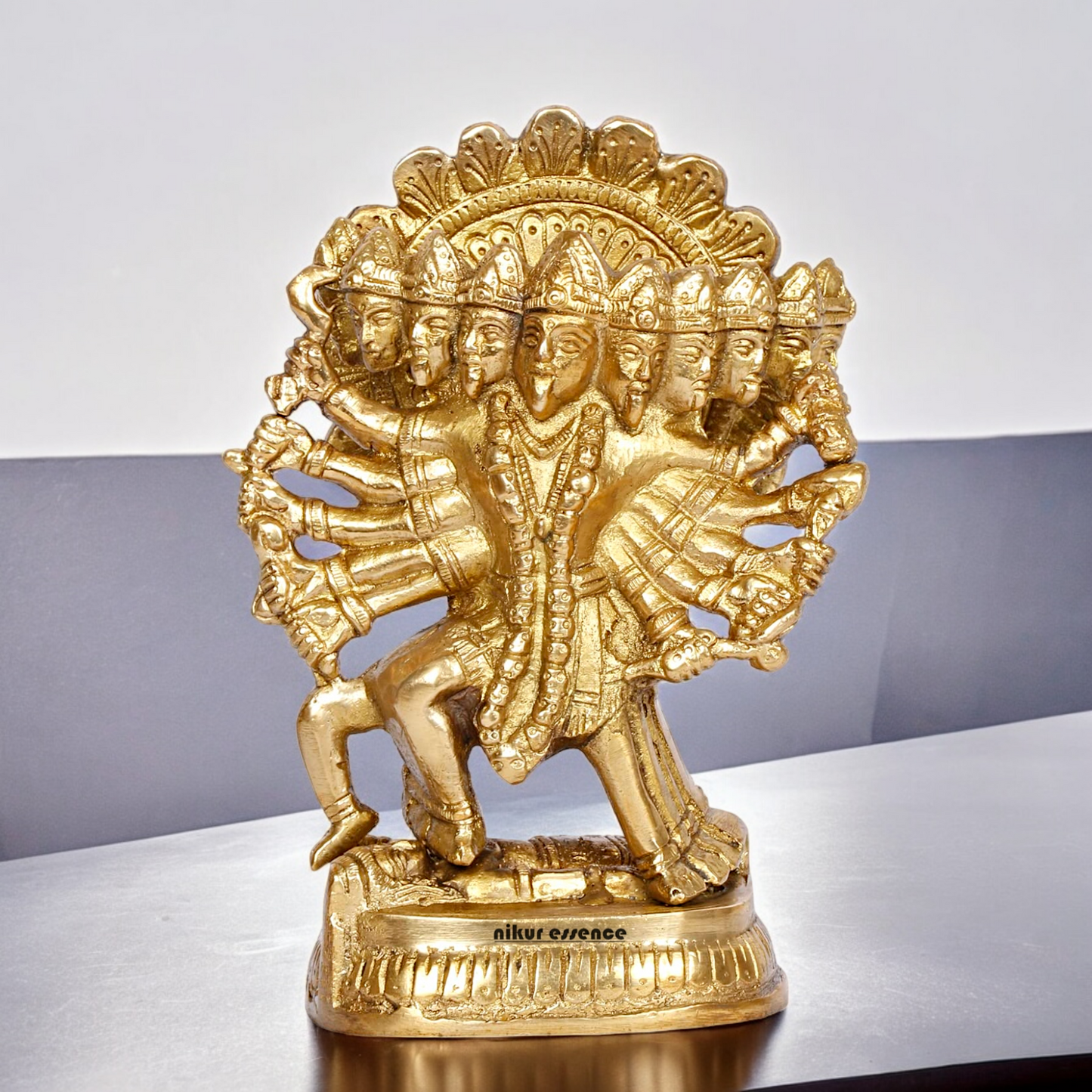 Solid Brass Online Panchmukhi Hanuman - 4.5 inches Nikuressence