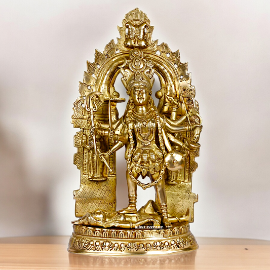 Shop Solid Brass Kali Maa Idol - 22 inches Nikuressence