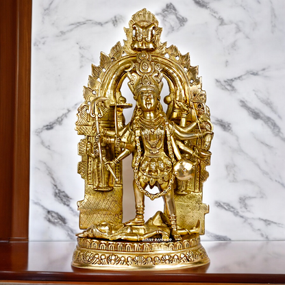 Shop Solid Brass Kali Maa Idol - 22 inches Nikuressence