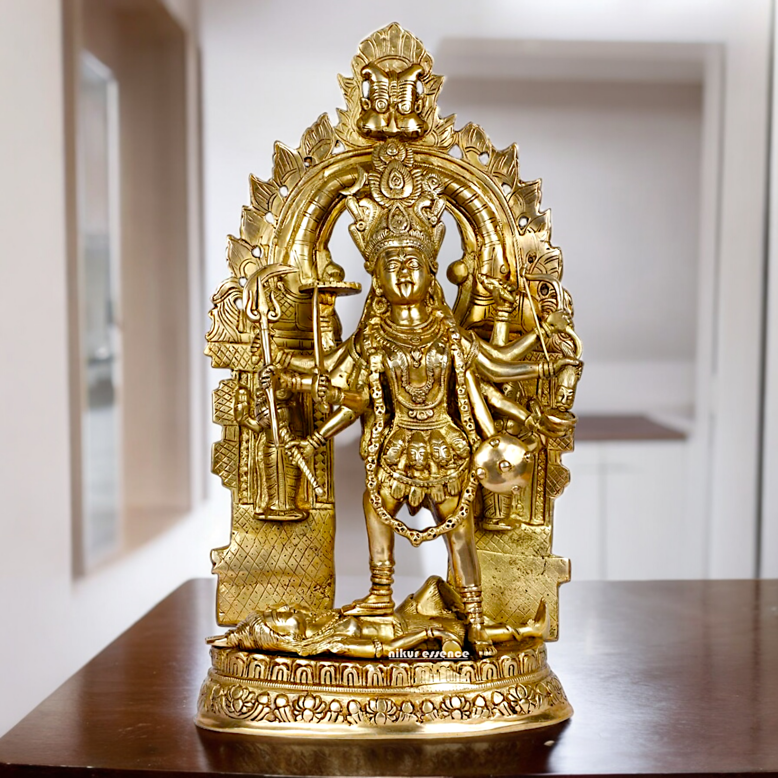 Shop Solid Brass Kali Maa Idol - 22 inches Nikuressence