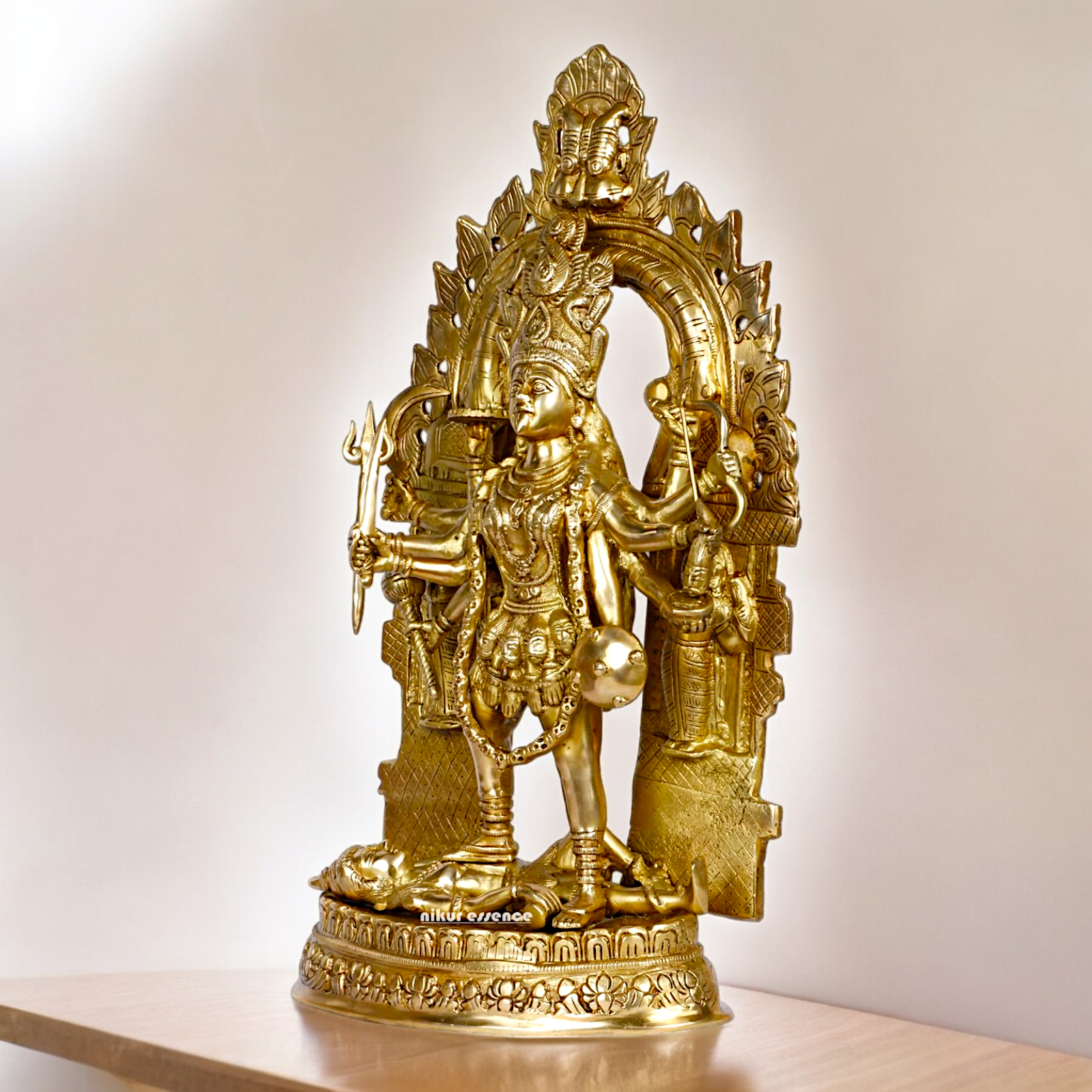 Shop Solid Brass Kali Maa Idol - 22 inches Nikuressence
