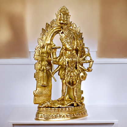 Shop Solid Brass Kali Maa Idol - 22 inches Nikuressence