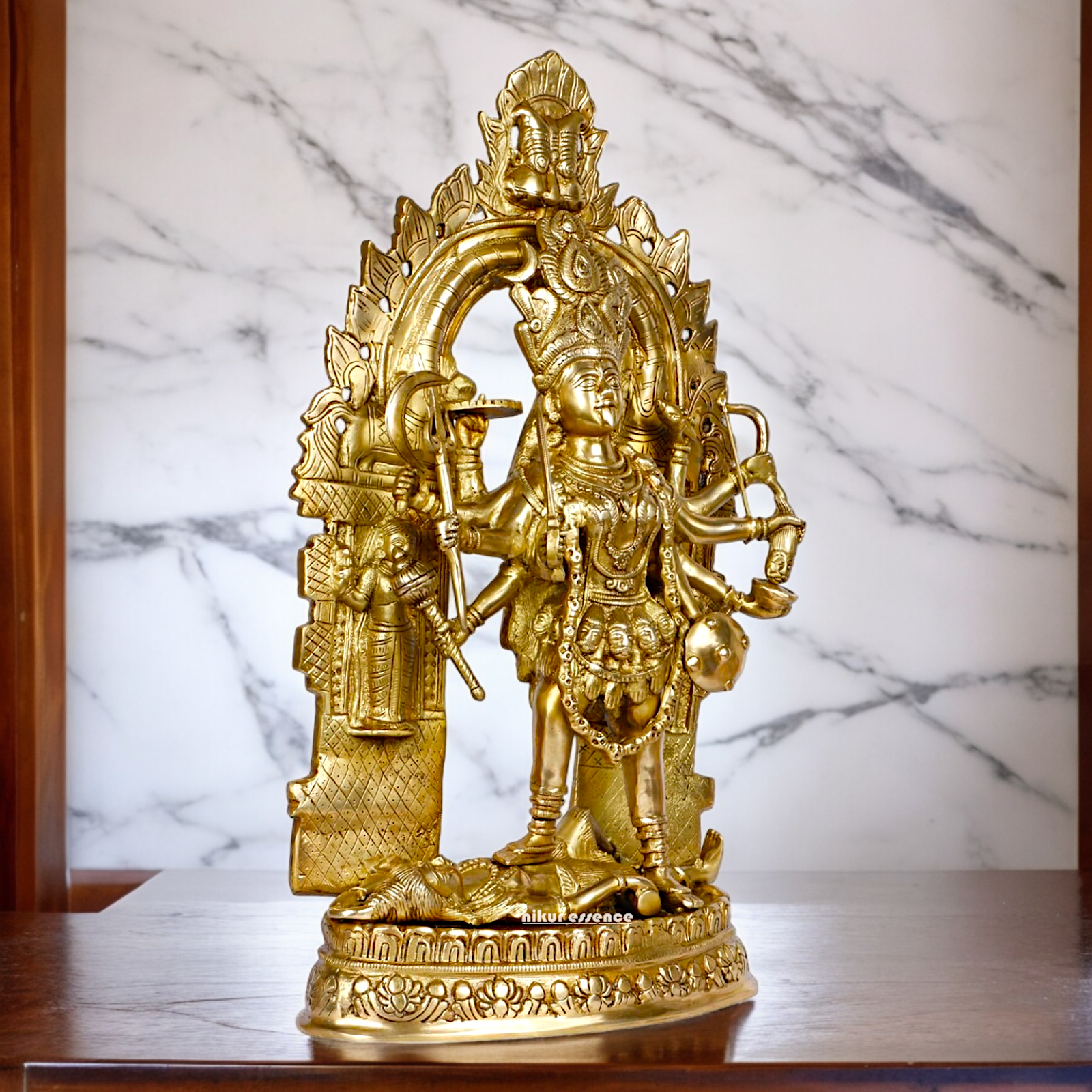 Shop Solid Brass Kali Maa Idol - 22 inches Nikuressence