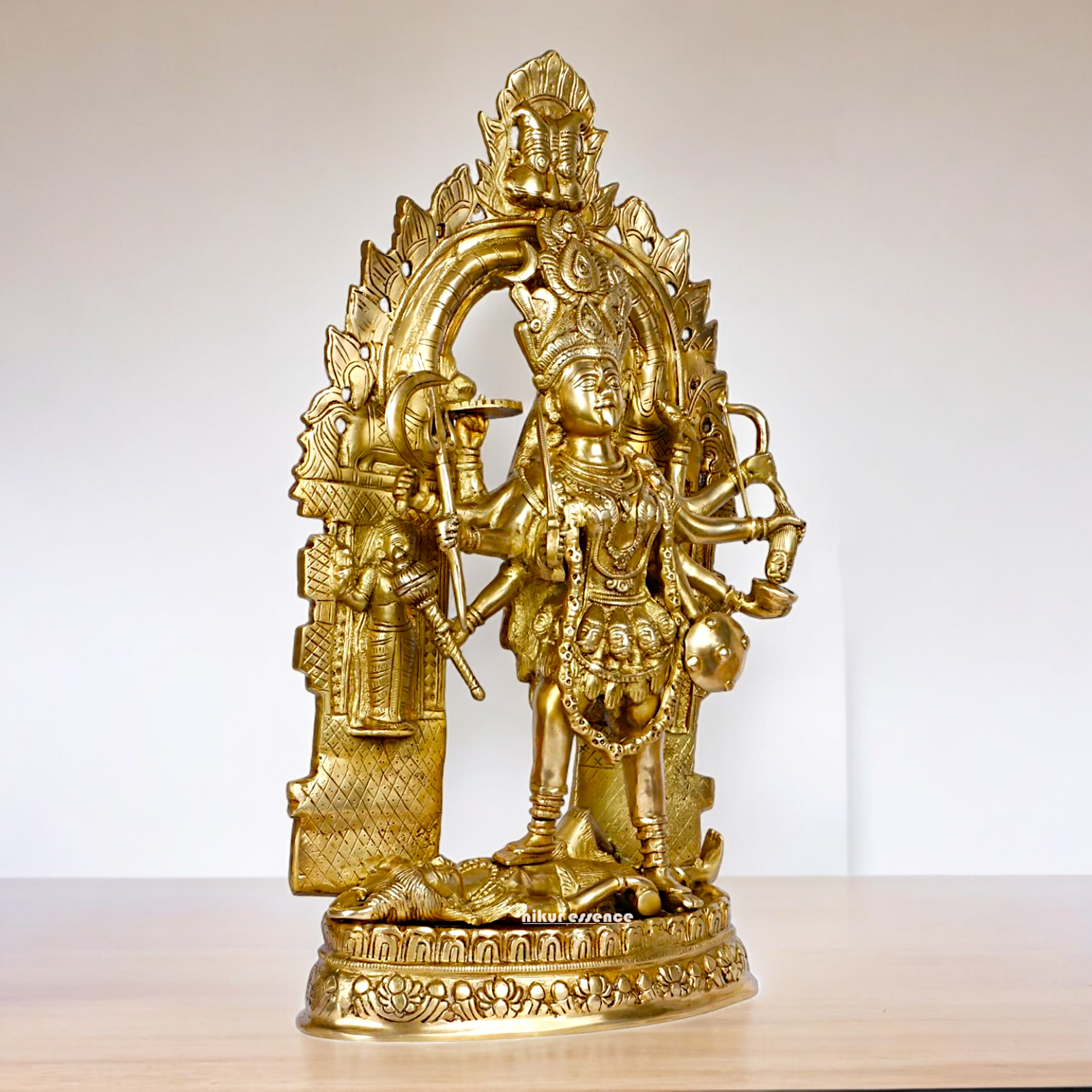Shop Solid Brass Kali Maa Idol - 22 inches Nikuressence
