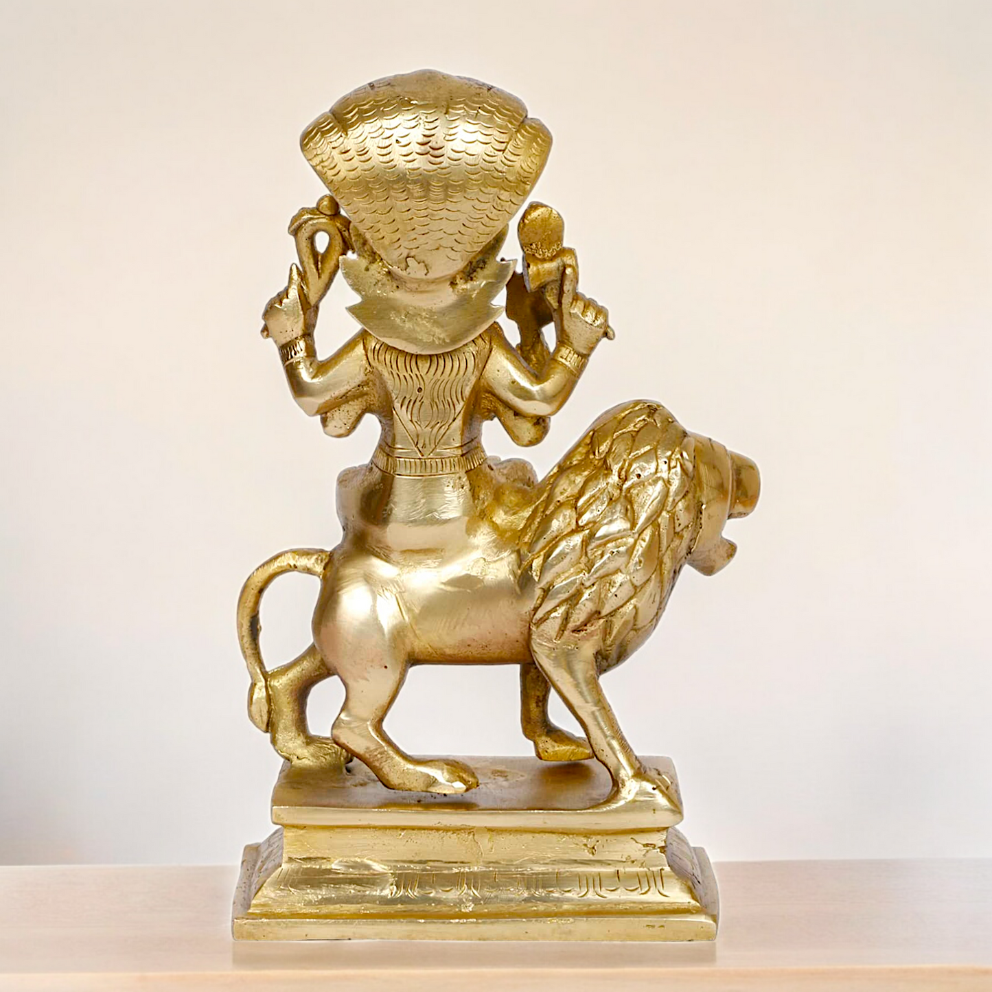 Shop Brass Durga Maa with Sheshnag Idol - 9 inches Nikuressence