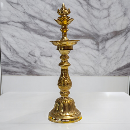 Buy Brass Ganesh lamp Diya - 15 inches Nikuressence