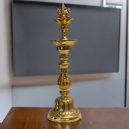 Buy Brass Ganesh lamp Diya - 15 inches Nikuressence