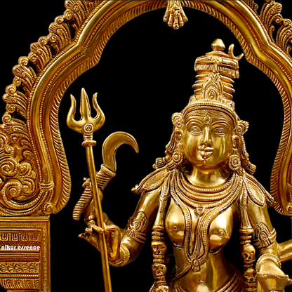 Goddess Solid Brass Kali Maa Idol - 22.047 inches Nikuressence