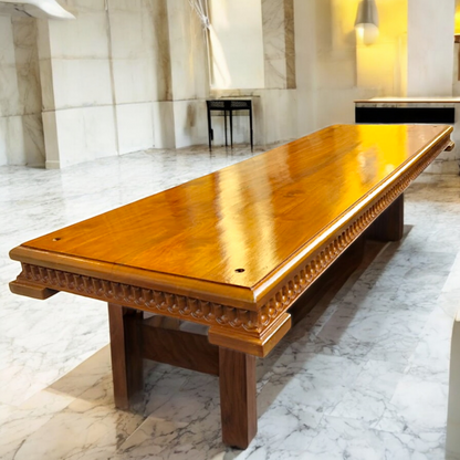 Exquisite Rosewood Wooden Swing (Oonjal/Jhula) – 5ft x 2ft with 7ft Brass Chains, 4 Elephants & 4 Peacocks – Traditional Elegance Nikuressence