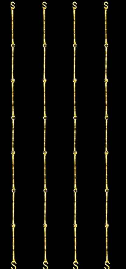 Handcrafted Rosewood Oonjal (Swing/Jhoola) with Solid Brass Chains & Ceiling Hooks- Nikur Essence Nikuressence