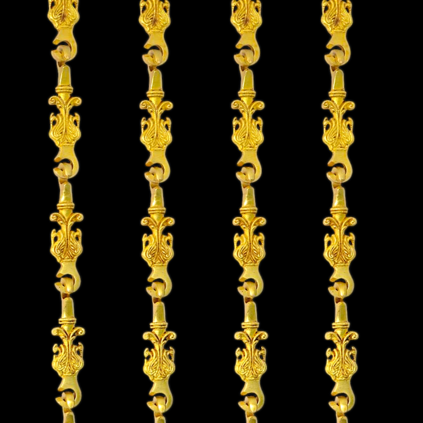 Handcrafted Carved Solid Rosewood Oonjal | 5ft Stylish Wooden Swing (60” x 24” x 6”) with Exquisite Rangoli Inlay & Artistic Carvings Nikuressence