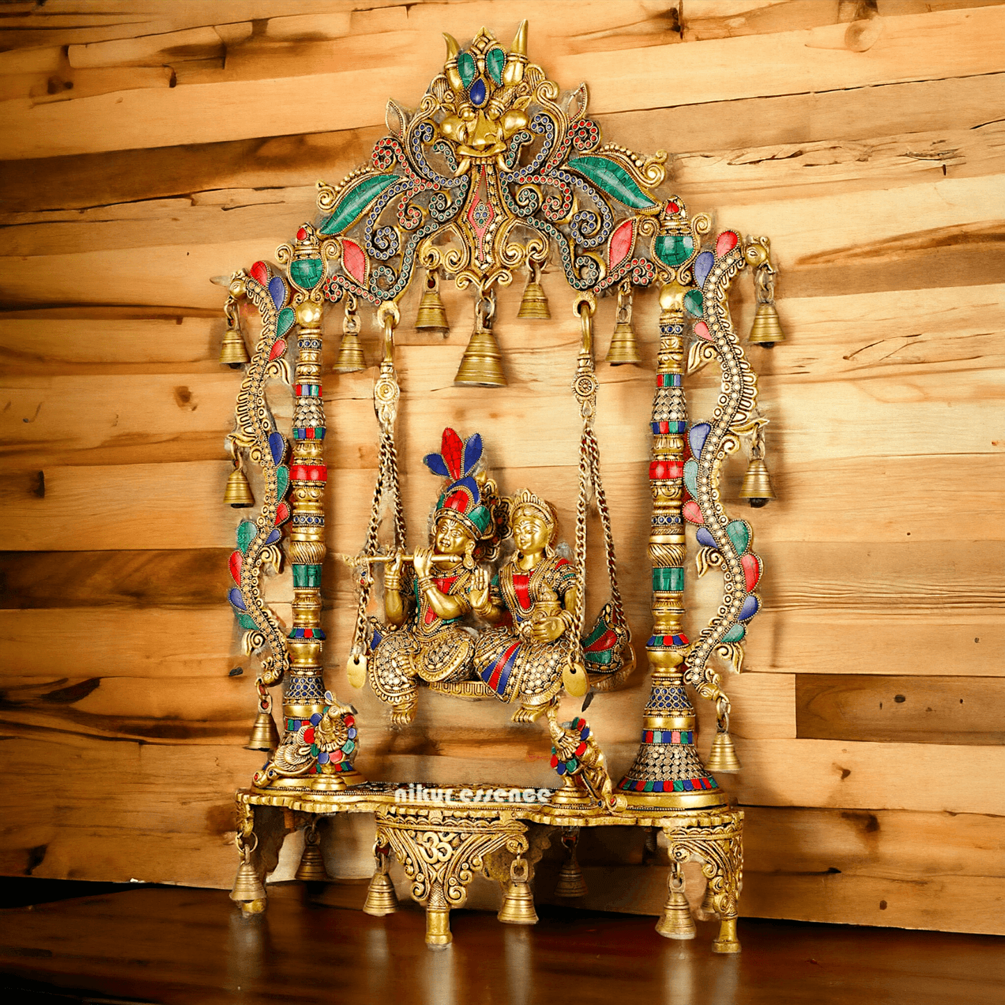 Buy Large Radha Krishna Swing | Buy Radha Krishna Jhula | 30 inch Nikuressence