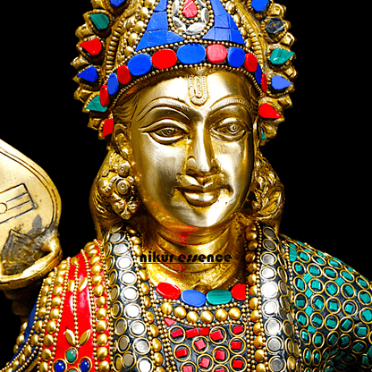 Buy Ram Statue in Brass with Inlay Work – Perfect for Home Decor Nikuressence
