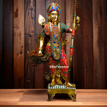 Buy Ram Statue in Brass with Inlay Work – Perfect for Home Decor Nikuressence
