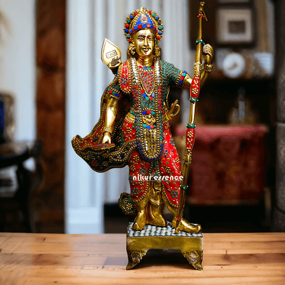 Buy Ram Statue in Brass with Inlay Work – Perfect for Home Decor Nikuressence