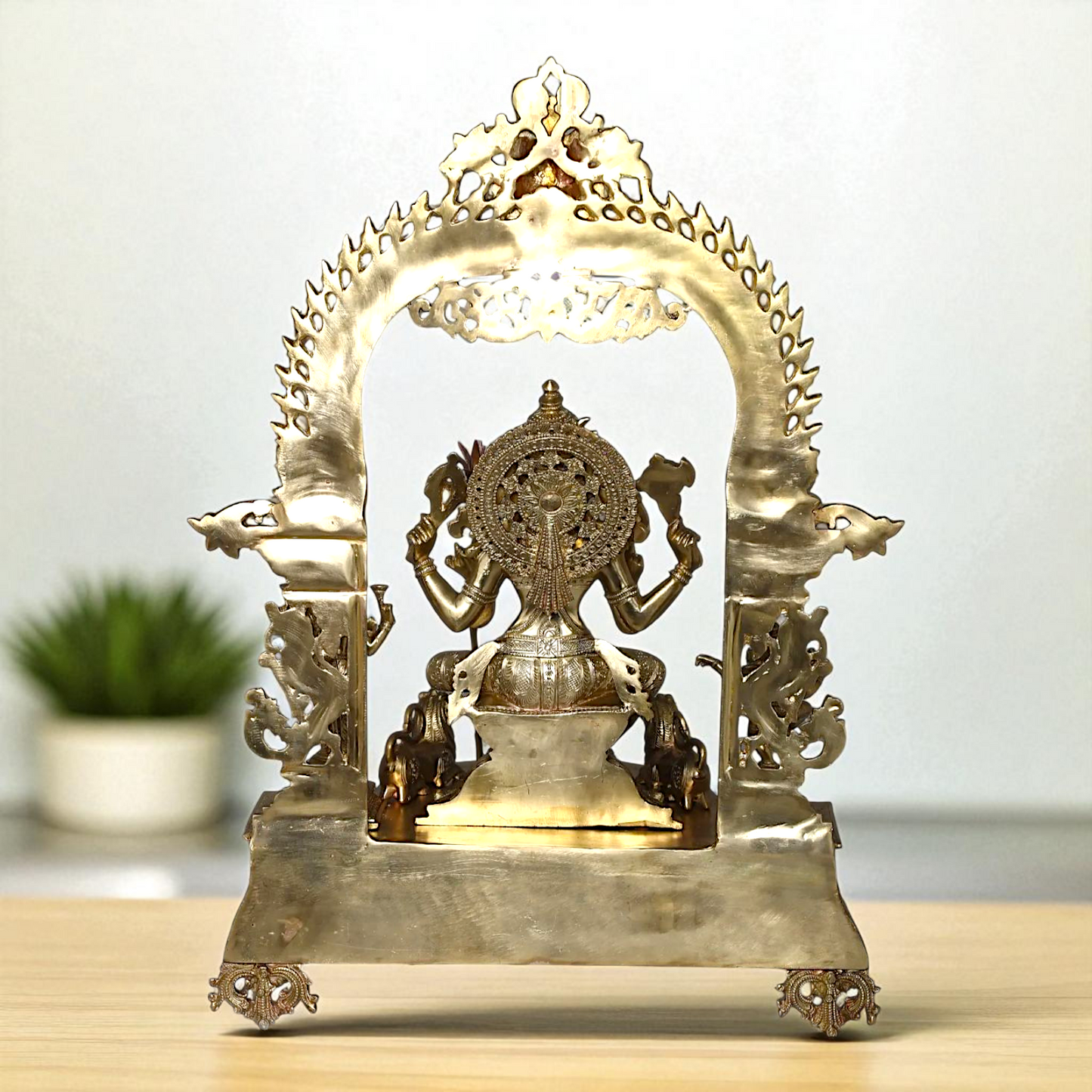 Goddess Tripura Sundari Devi Rajarajeshwari Bronze/Panchaloha idol - 29 Inches Nikuressence