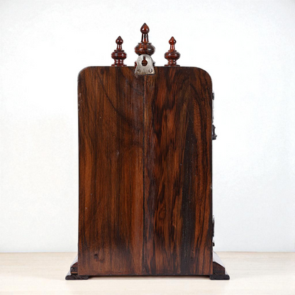 Designer Wooden Wall-Mounted Puja Temple – Compact & Elegant Mandir by Nikur Essence Nikuressence