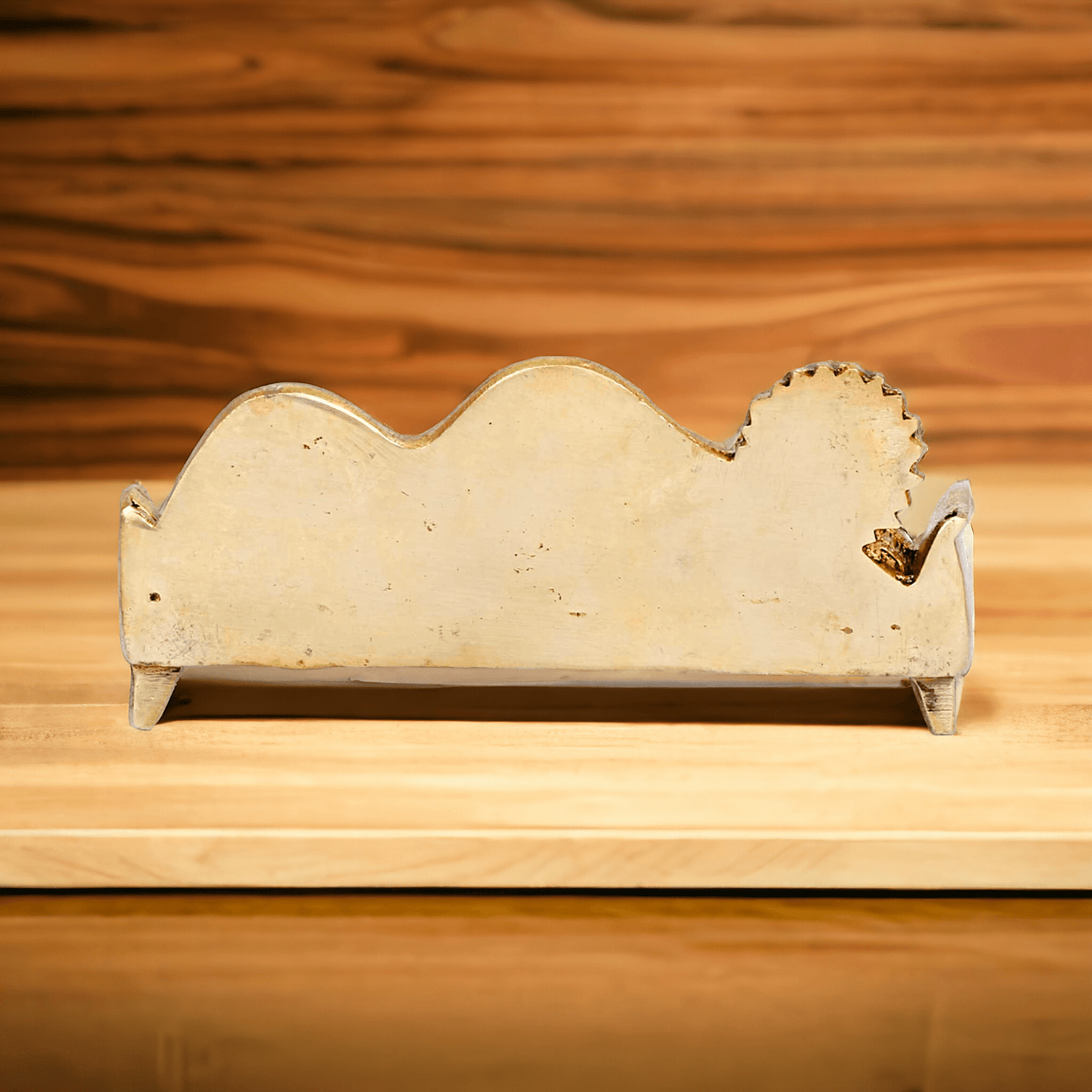 Sleeping Buddha Idol in brass- 16 cm Resting Tibetan Buddhism Statue with Intricate Detailing for Spiritual Serenity and Decorative Elegance Nikuressence