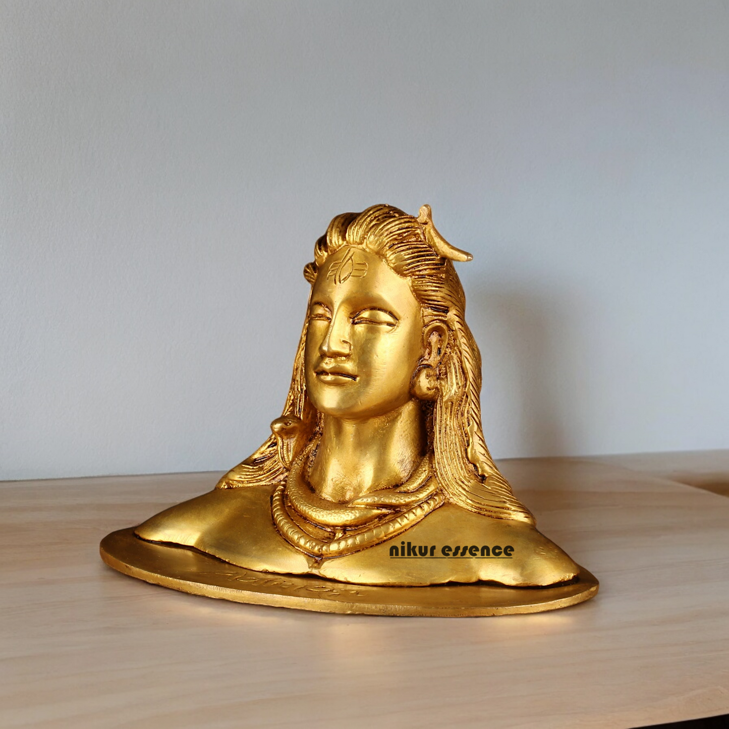 Solid Brass Shiva Meditation Idol - 11 cm Nikuressence