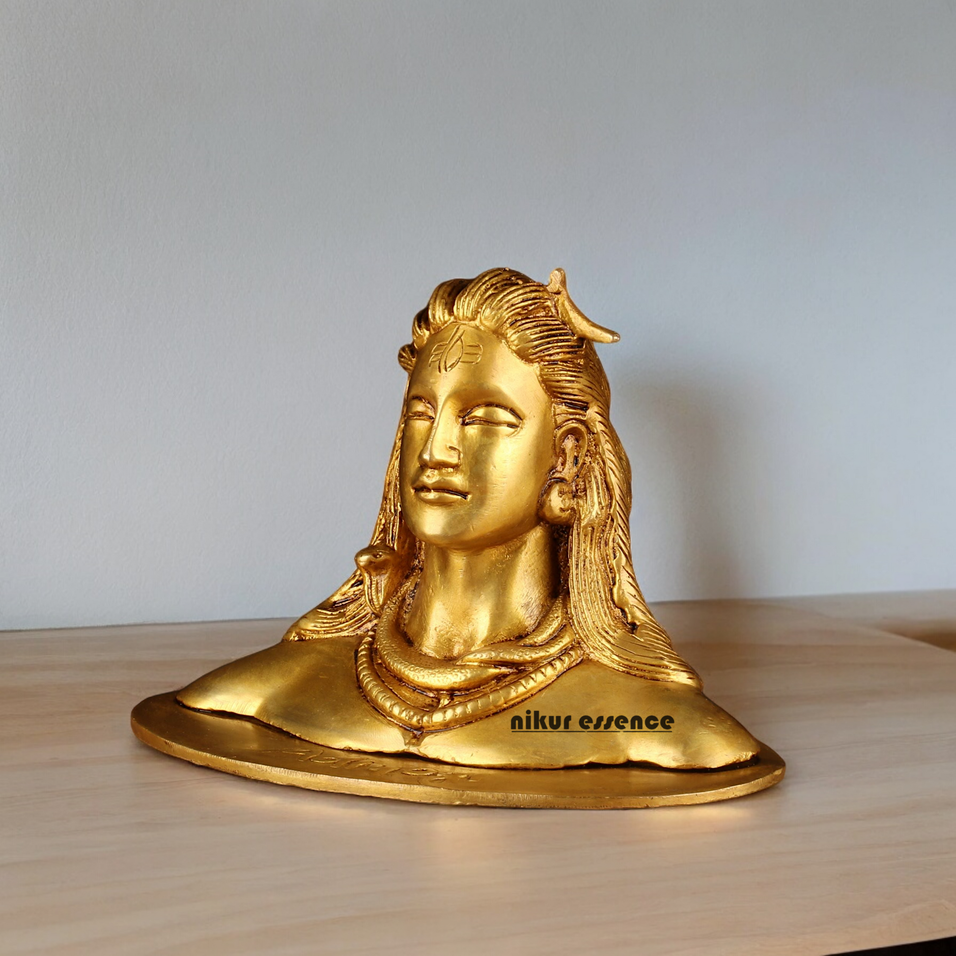 Solid Brass Shiva Meditation Idol - 11 cm Nikuressence